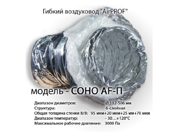 Гибкий тепло-звукоизолированный воздуховод купить в Москве